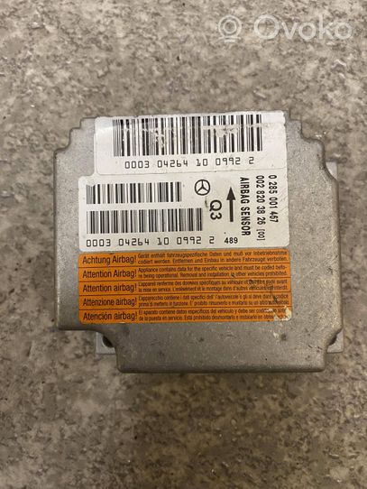 Mercedes-Benz S W220 Airbag control unit/module 0028203826