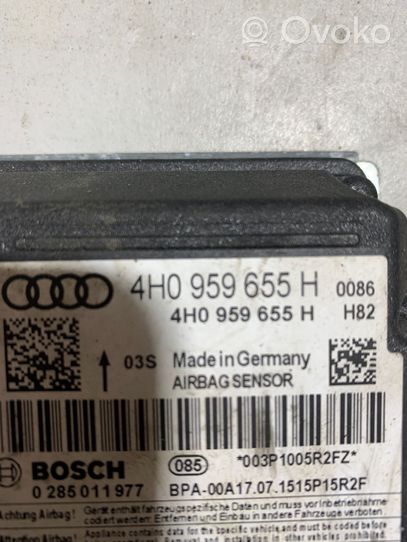 Audi A6 C7 Turvatyynyn ohjainlaite/moduuli 4H0959655H