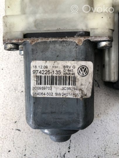 Volkswagen PASSAT B6 Takaoven ikkunan nostomoottori 3C0959703