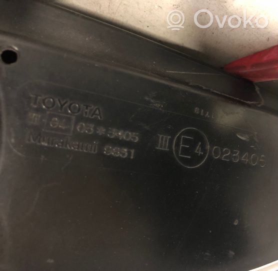 Toyota Verso-S Etuoven sähköinen sivupeili E4023405