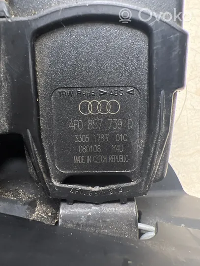 Audi A6 S6 C6 4F Boucle de ceinture de sécurité arrière centrale 4F0857739D