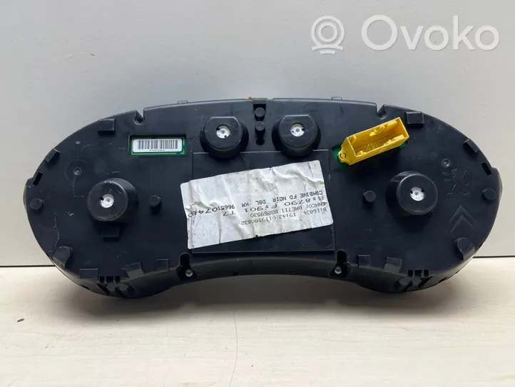 Peugeot 308 Compteur de vitesse tableau de bord 9665107480