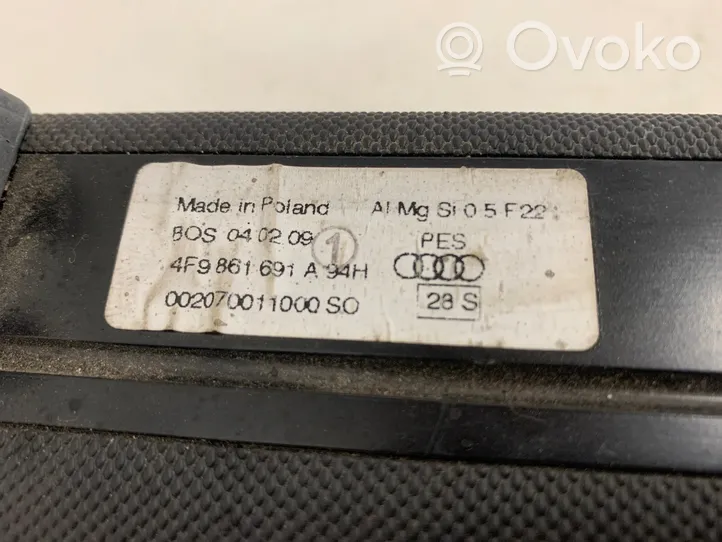 Audi A6 S6 C6 4F Grilles/couvercle de haut-parleur arrière 4F9861691A