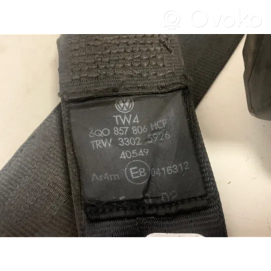 Volkswagen Polo Rear seatbelt 6Q0857806