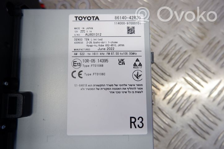 Toyota RAV 4 (XA50) Écran / affichage / petit écran 8614042R30