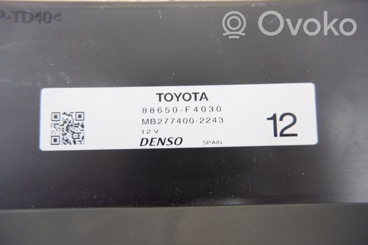 Toyota C-HR Module unité de contrôle climatisation 88650F4030