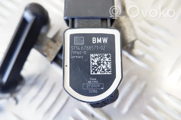 BMW 7 F01 F02 F03 F04 Air suspension front height level sensor 6788571