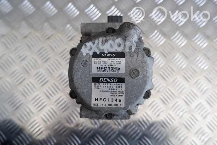 Lexus RX 330 - 350 - 400H Compressore aria condizionata (A/C) (pompa) 8837048021