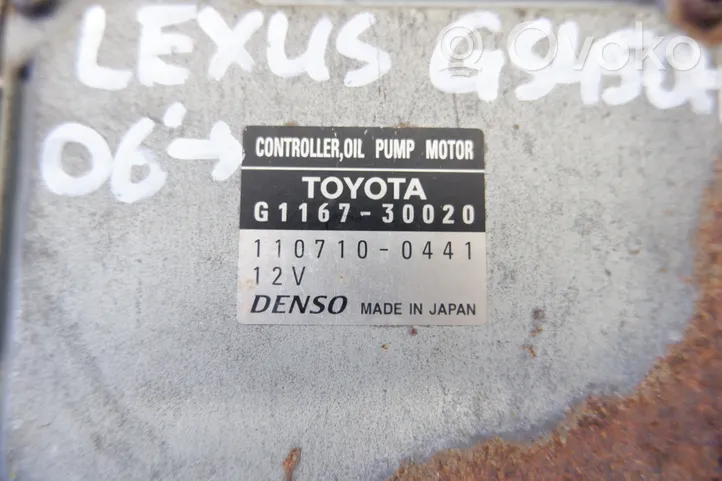 Lexus GS 300 350 430 450H Module de contrôle de boîte de vitesses ECU G116730020