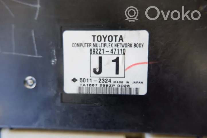 Toyota Prius (XW30) Mukavuusmoduuli 8922147110