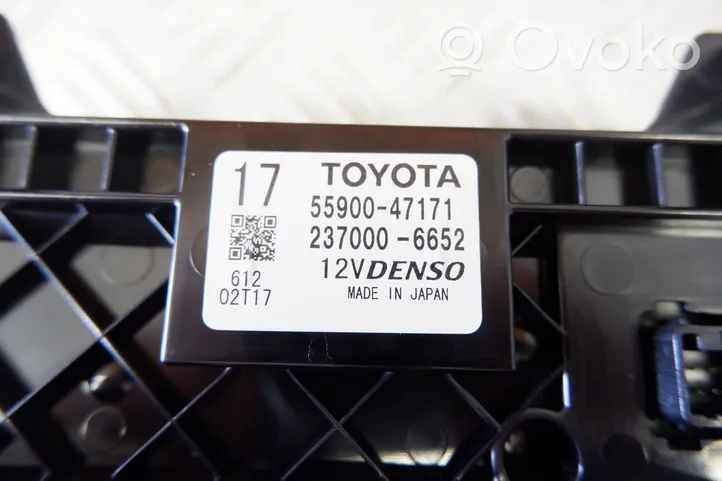 Toyota Prius+ (ZVW40) Unité de contrôle climatique 5590047171