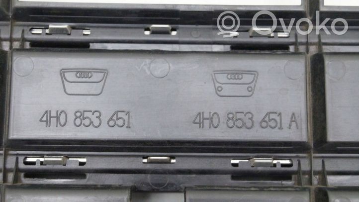 Audi A8 S8 D4 4H Grotelės viršutinės 4H0853651