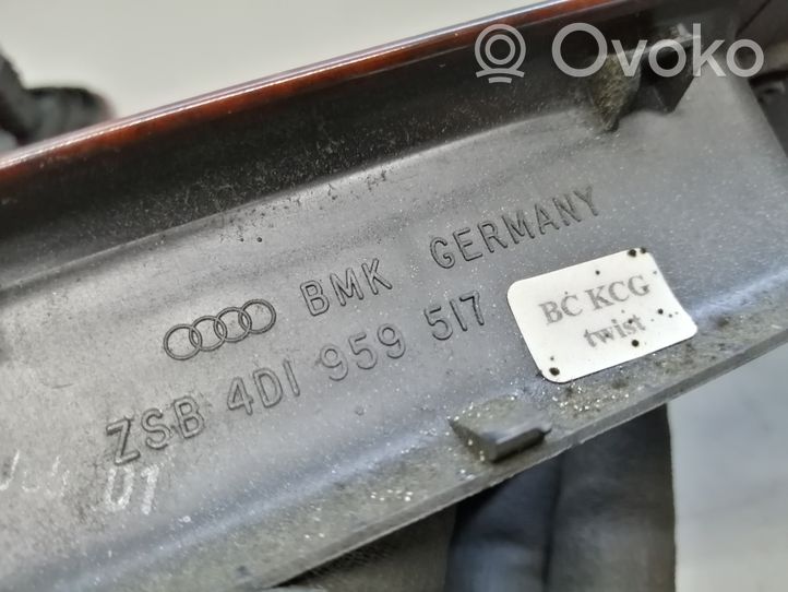 Audi A8 S8 D2 4D Moldura del interruptor de la ventana de la puerta delantera 4D1959522