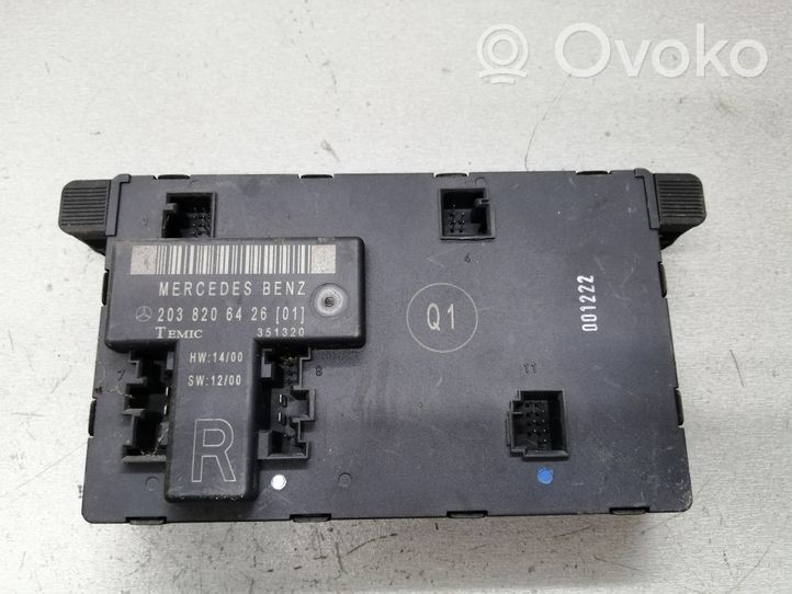 Mercedes-Benz C W203 Oven ohjainlaite/moduuli 2038206426