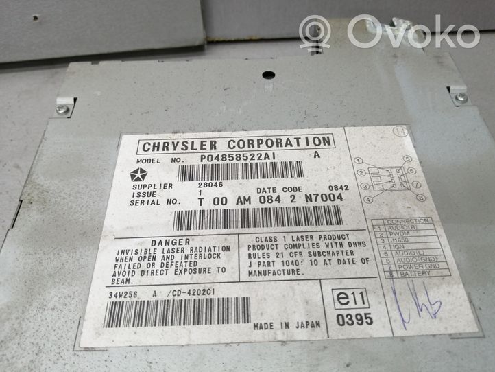 Chrysler 300M CD/DVD changer P04858522AI