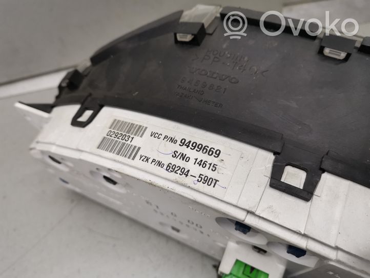 Volvo S60 Tachimetro (quadro strumenti) 9499669