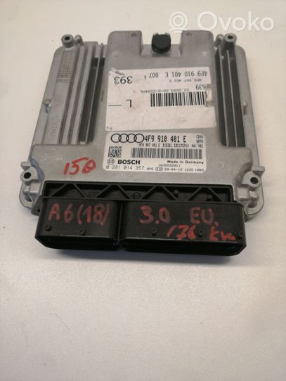 Audi A6 S6 C6 4F Centralina/modulo del motore 4F9910401E