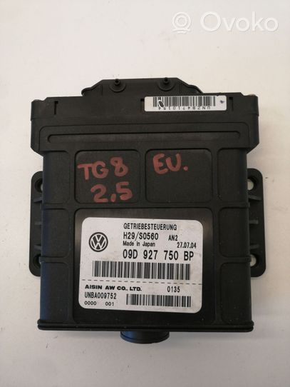 Volkswagen Touareg I Module de contrôle de boîte de vitesses ECU 09D927750BP