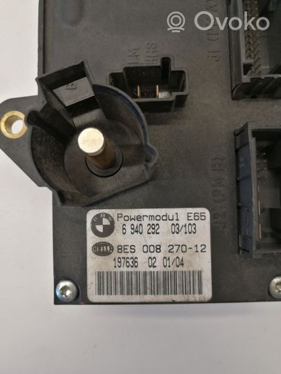 BMW 7 E65 E66 Module de contrôle de batterie 6940292