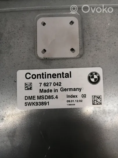 BMW 7 F01 F02 F03 F04 Centralina/modulo del motore 7627042