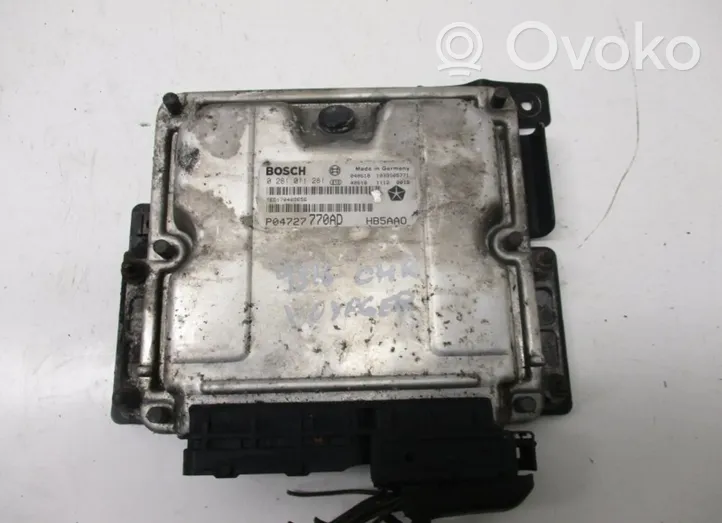 Chrysler Grand Voyager IV Calculateur moteur ECU 0281011281