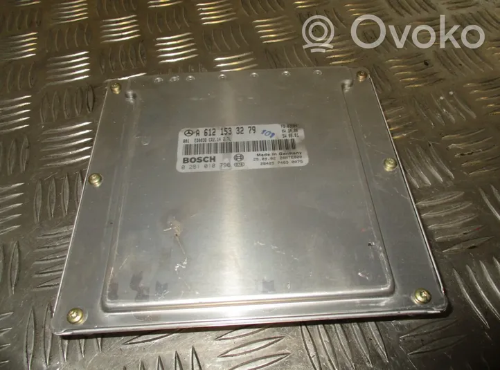 Mercedes-Benz ML W163 Sterownik / Moduł ECU 0281010796