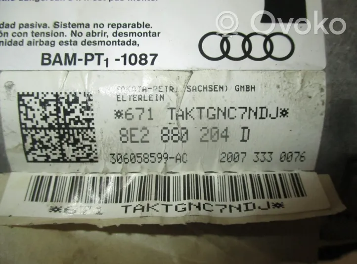 Audi A4 S4 B7 8E 8H Airbag del passeggero 