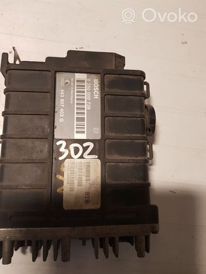 Volkswagen PASSAT B3 Calculateur moteur ECU 443907403G