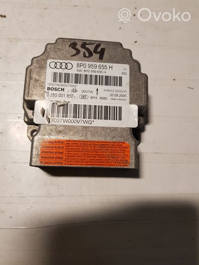 Audi A3 S3 A3 Sportback 8P Module de contrôle airbag 8P0959655H