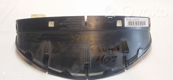 Peugeot 407 Spidometrs (instrumentu panelī) A2C53106696