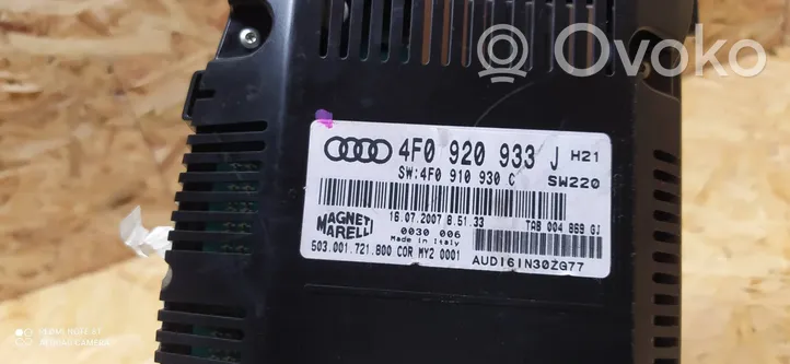 Audi A6 S6 C6 4F Velocímetro (tablero de instrumentos) 4f0910930c