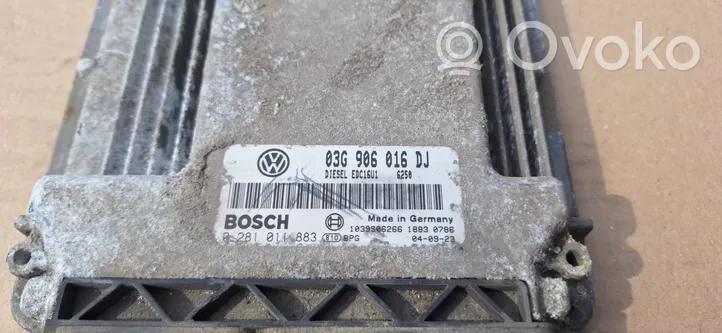 Skoda Octavia Mk2 (1Z) Sterownik / Moduł ECU 03G906016DJ