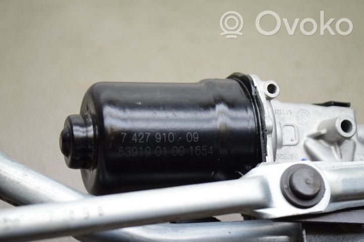 BMW 3 G20 G21 Tringlerie et moteur d'essuie-glace avant 7427910