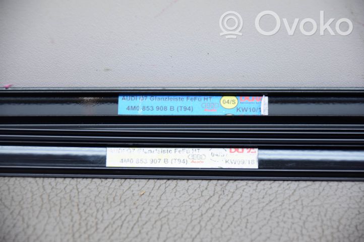 Audi Q7 4M Rivestimento modanatura del vetro della portiera posteriore 4M0853908