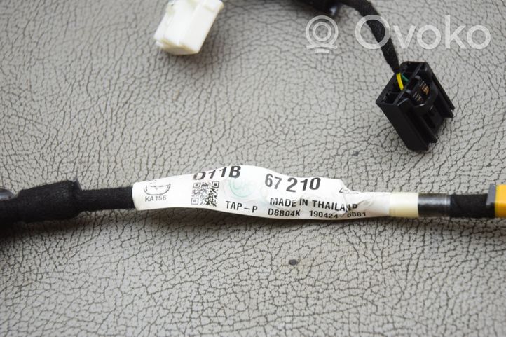 Mazda CX-3 Autres faisceaux de câbles D11B67210