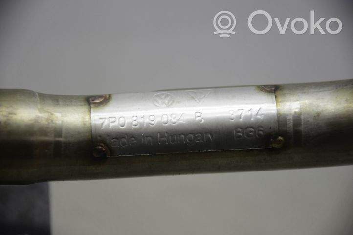 Porsche Cayenne (92A) Conduit de tuyau de chauffage Webasto 7P0819084B