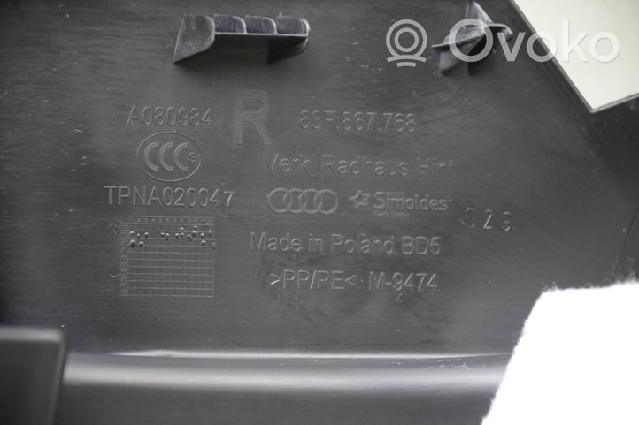 Audi Q3 F3 Muu sisätilojen osa 83F867768