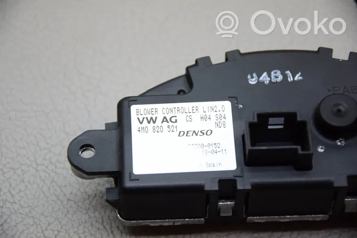 Audi Q7 4M Heater blower motor/fan resistor 4M0820521