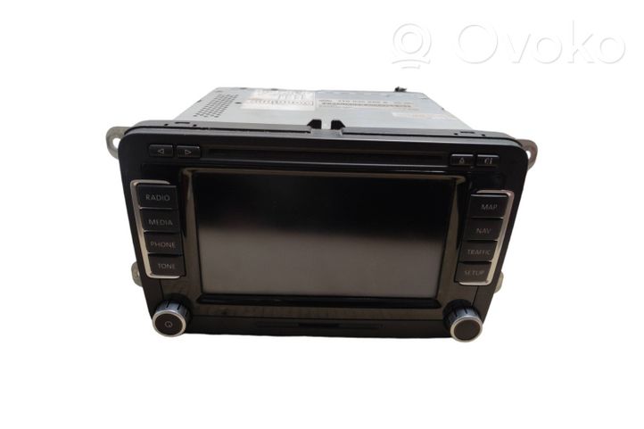 Volkswagen Golf VI Radio/CD/DVD/GPS-pääyksikkö 1T0035680B