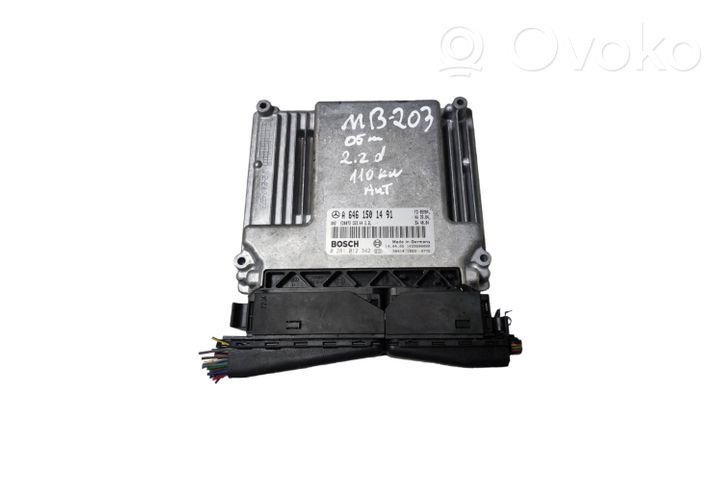 Mercedes-Benz C W203 Calculateur moteur ECU A6461501491