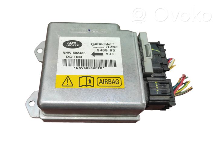 Land Rover Range Rover Sport L320 Module de contrôle airbag NNW502436