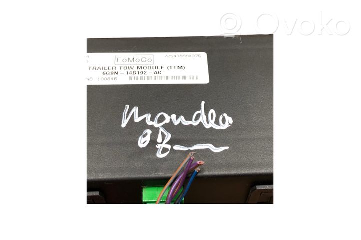 Ford Mondeo MK IV Priekabos kablio valdymo blokas 6G9N14B192AC