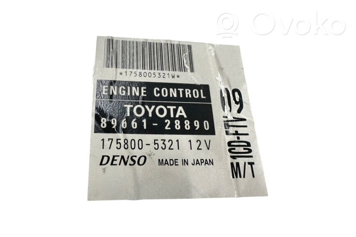 Toyota Previa (XR30, XR40) II Calculateur moteur ECU 8966128890