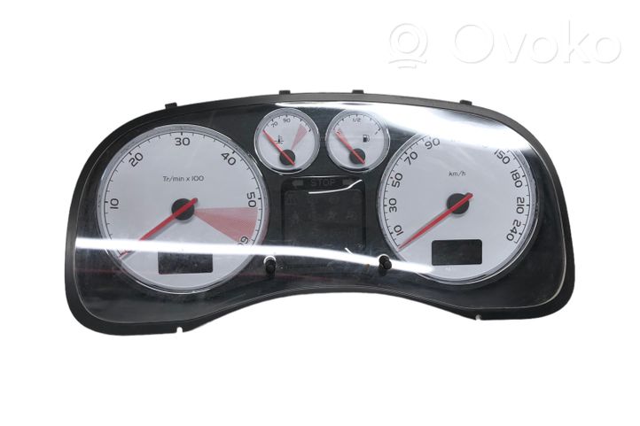 Peugeot 307 Compteur de vitesse tableau de bord P9661323180