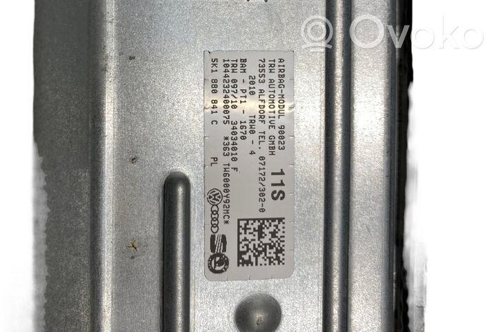 Volkswagen Golf VI Ceļu drošības spilvens 34034011E