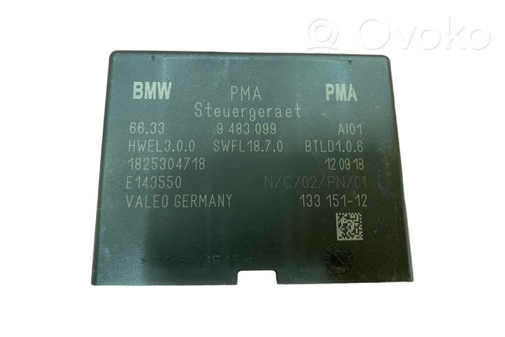 BMW 2 F45 Sterownik / Moduł parkowania PDC 9483099