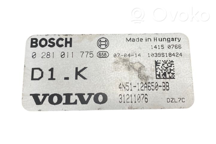 Volvo V50 Moottorin ohjainlaite/moduuli 4N5112A650BB