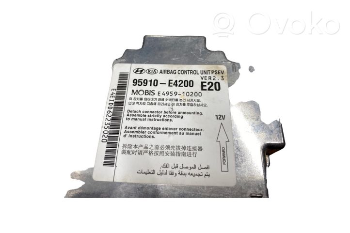 KIA Soul Module de contrôle airbag 95910E4200