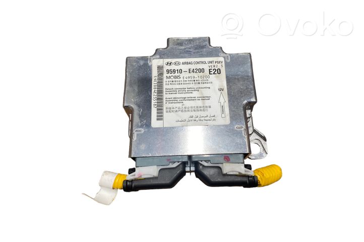 KIA Soul Airbag control unit/module 95910E4200