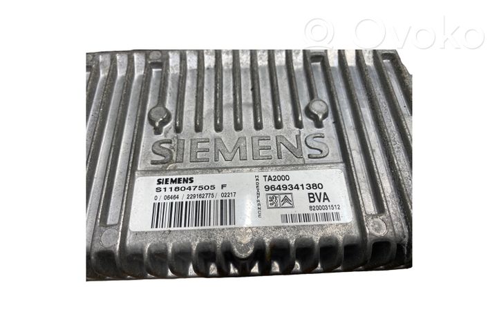 Peugeot 307 Module de contrôle de boîte de vitesses ECU S118047505F